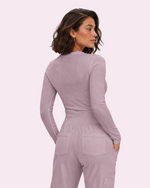 Women's Ribbed Long-Sleeve Underscrub Blossom