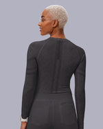 Women's Seamless Long-sleeve Underscrub Pewter