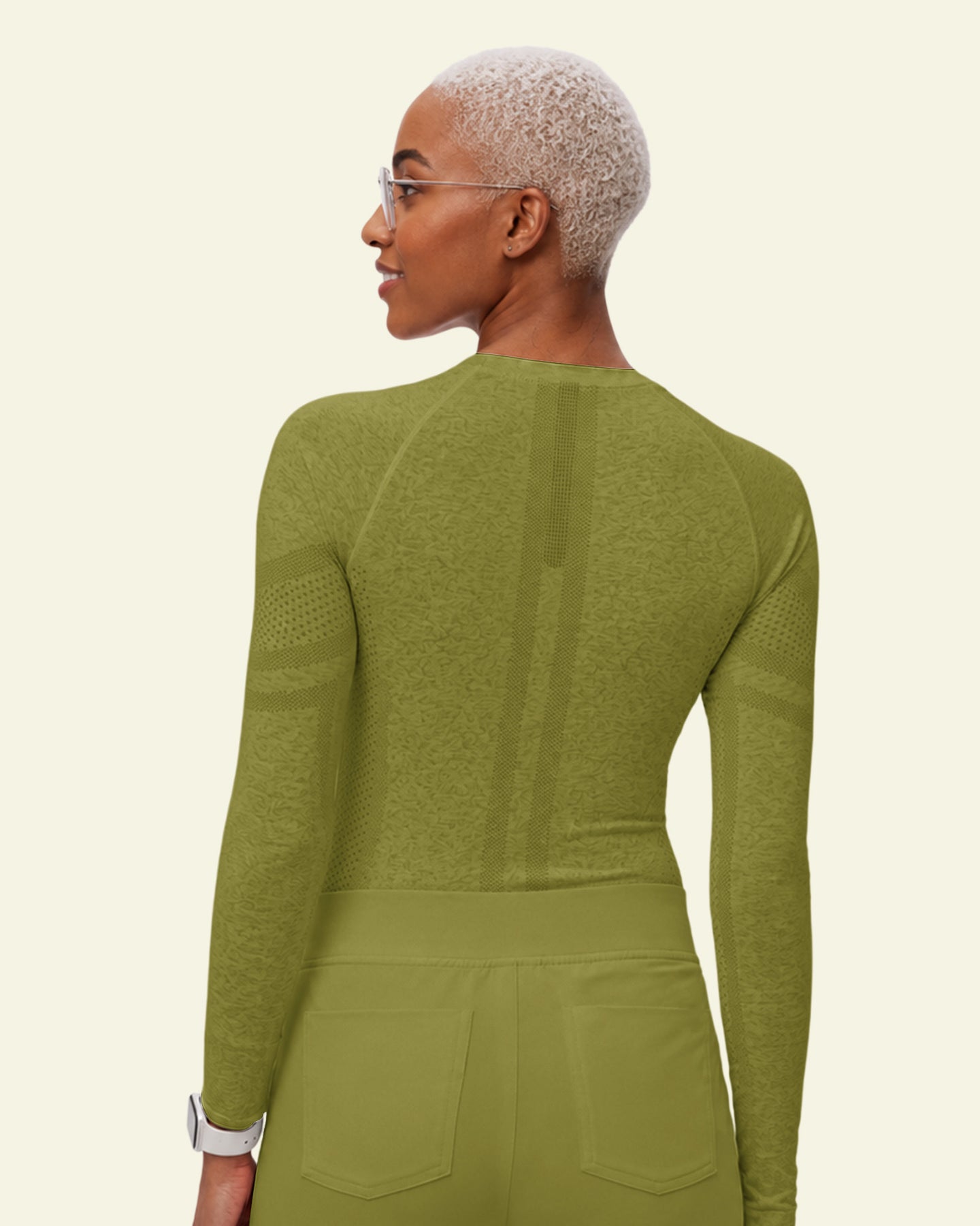 Women's Seamless Long-sleeve Underscrub Avocado