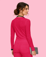 Women's Supersoft Long-Sleeve Underscrub Sangria
