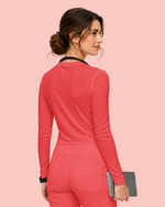 Women's Supersoft Long-Sleeve Underscrub Coral