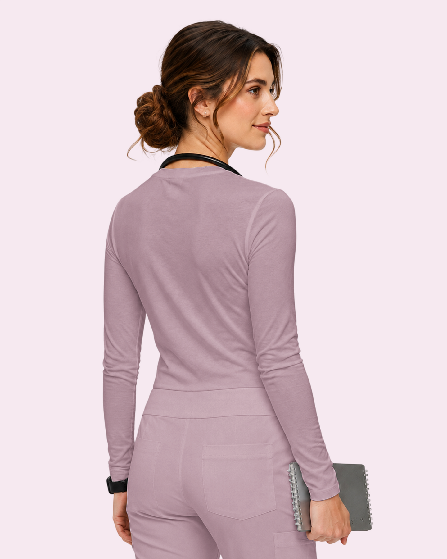 Women's Supersoft Long-Sleeve Underscrub Blossom