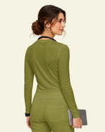 Women's Supersoft Long-Sleeve Underscrub Avocado