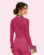 Women's Supersoft Long-Sleeve Underscrub Wild Berry