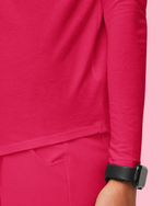 Women's Supersoft Long-Sleeve Underscrub Sangria