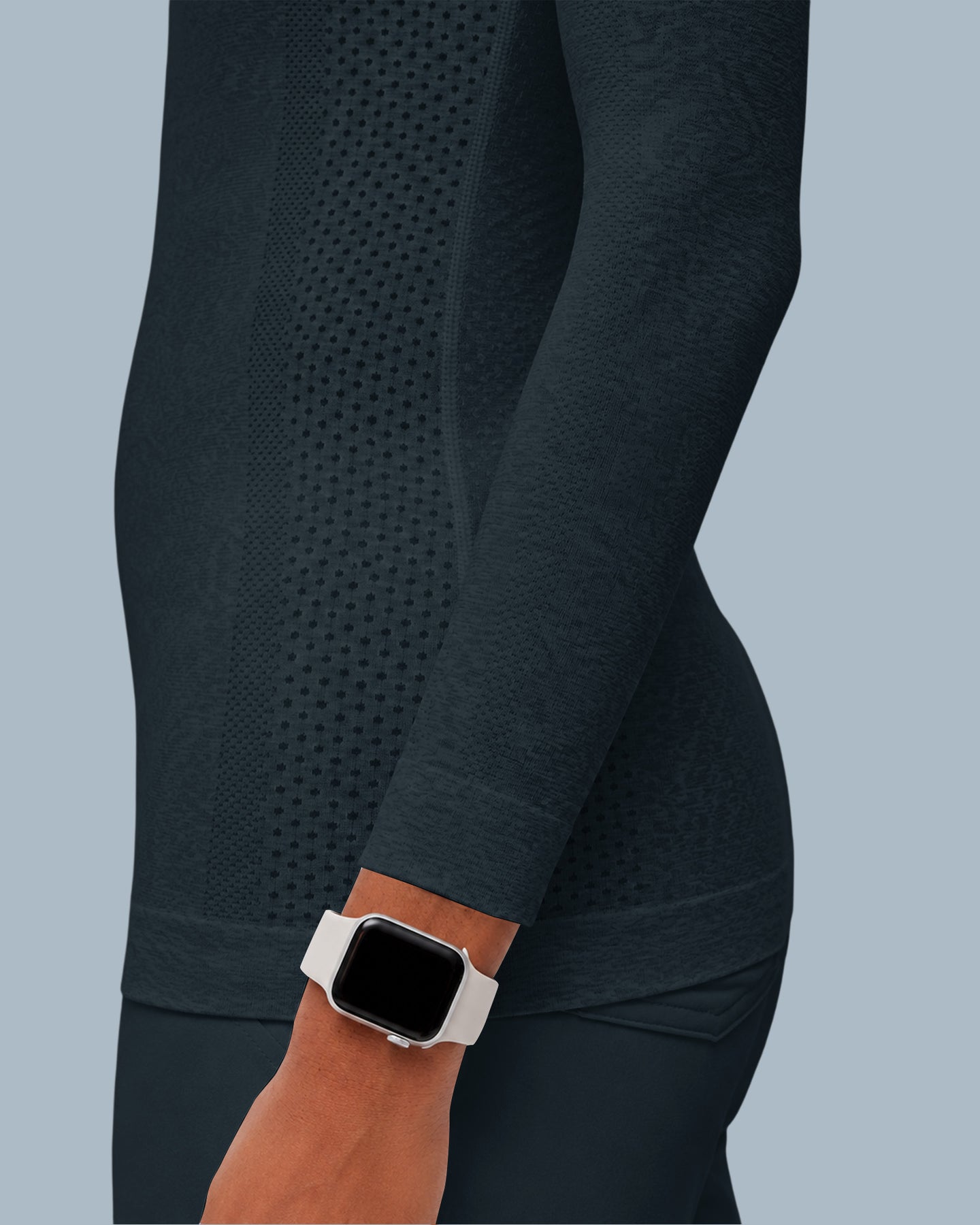 Women's Seamless Long-sleeve Underscrub Dark Harbor
