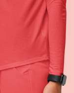 Women's Supersoft Long-Sleeve Underscrub Coral