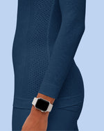 Women's Seamless Long-sleeve Underscrub Ocean