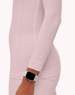 Women's Seamless Long-sleeve Underscrub Rose Quartz