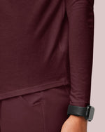 Women's Supersoft Long-Sleeve Underscrub Burgundy