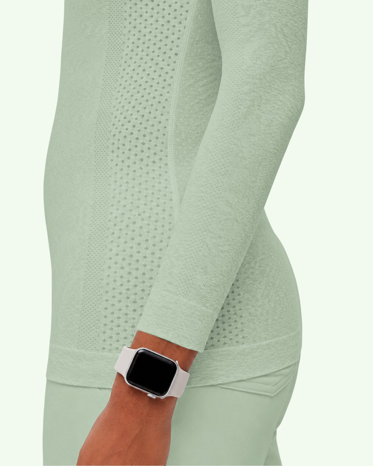 Women's Seamless Long-sleeve Underscrub Mint