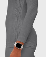 Women's Seamless Long-sleeve Underscrub Heather Gray