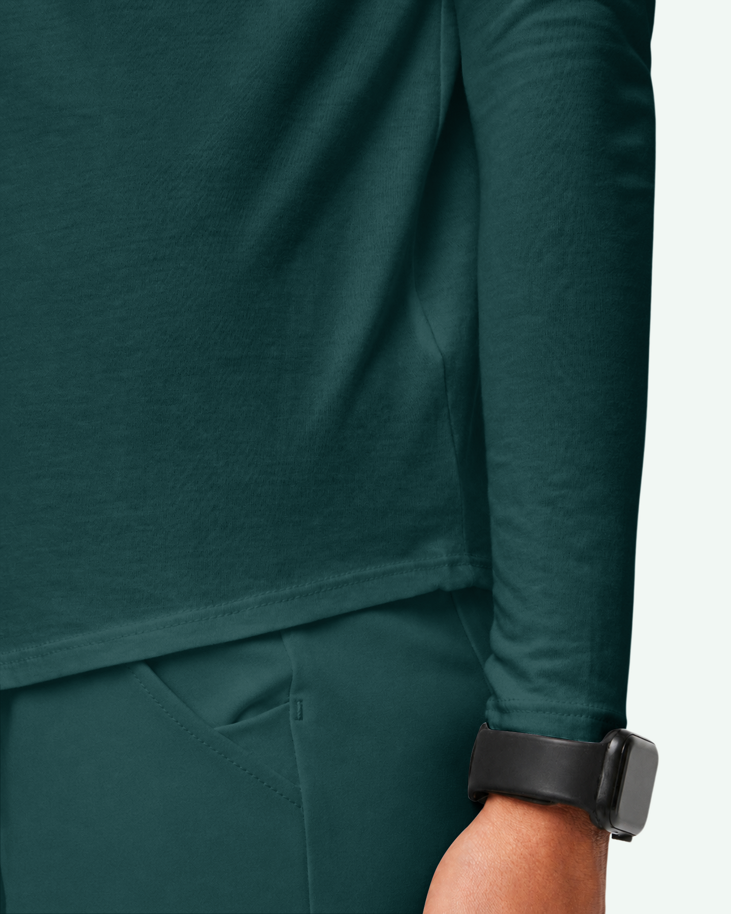 Women's Supersoft Long-Sleeve Underscrub Midnight Green