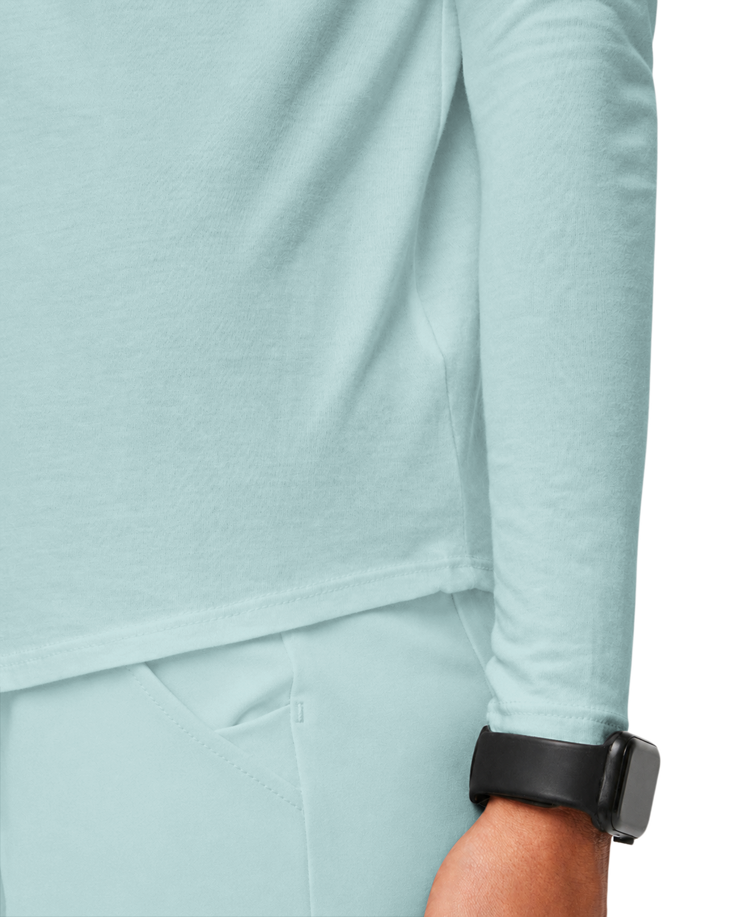 Women's Supersoft Long-Sleeve Underscrub Sky Blue