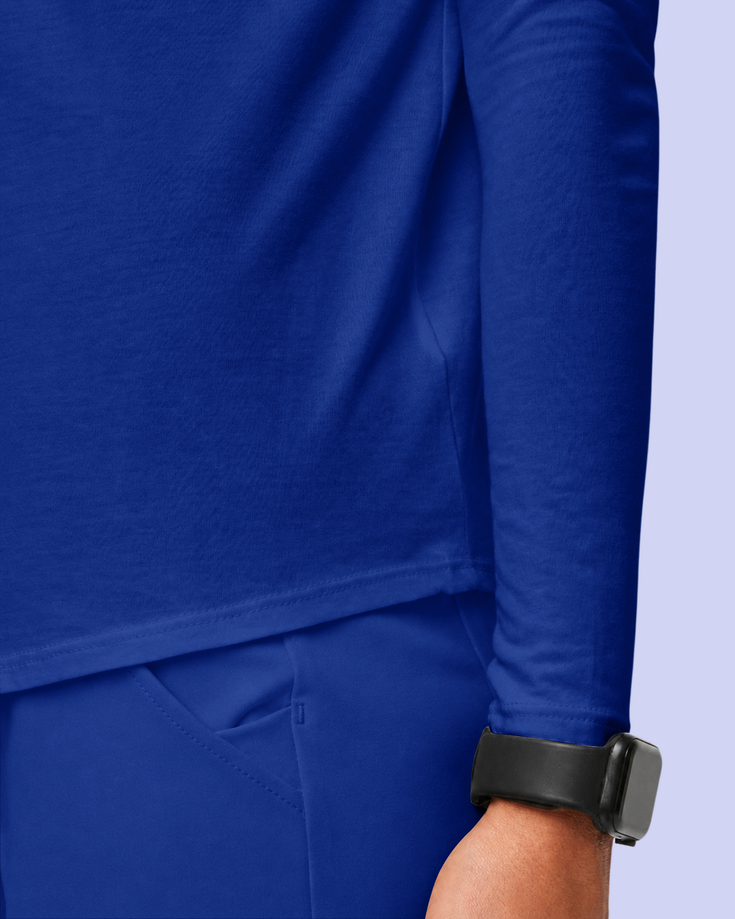 Women's Supersoft Long-Sleeve Underscrub Galaxy Blue