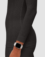 Women's Seamless Long-sleeve Underscrub Charcoal