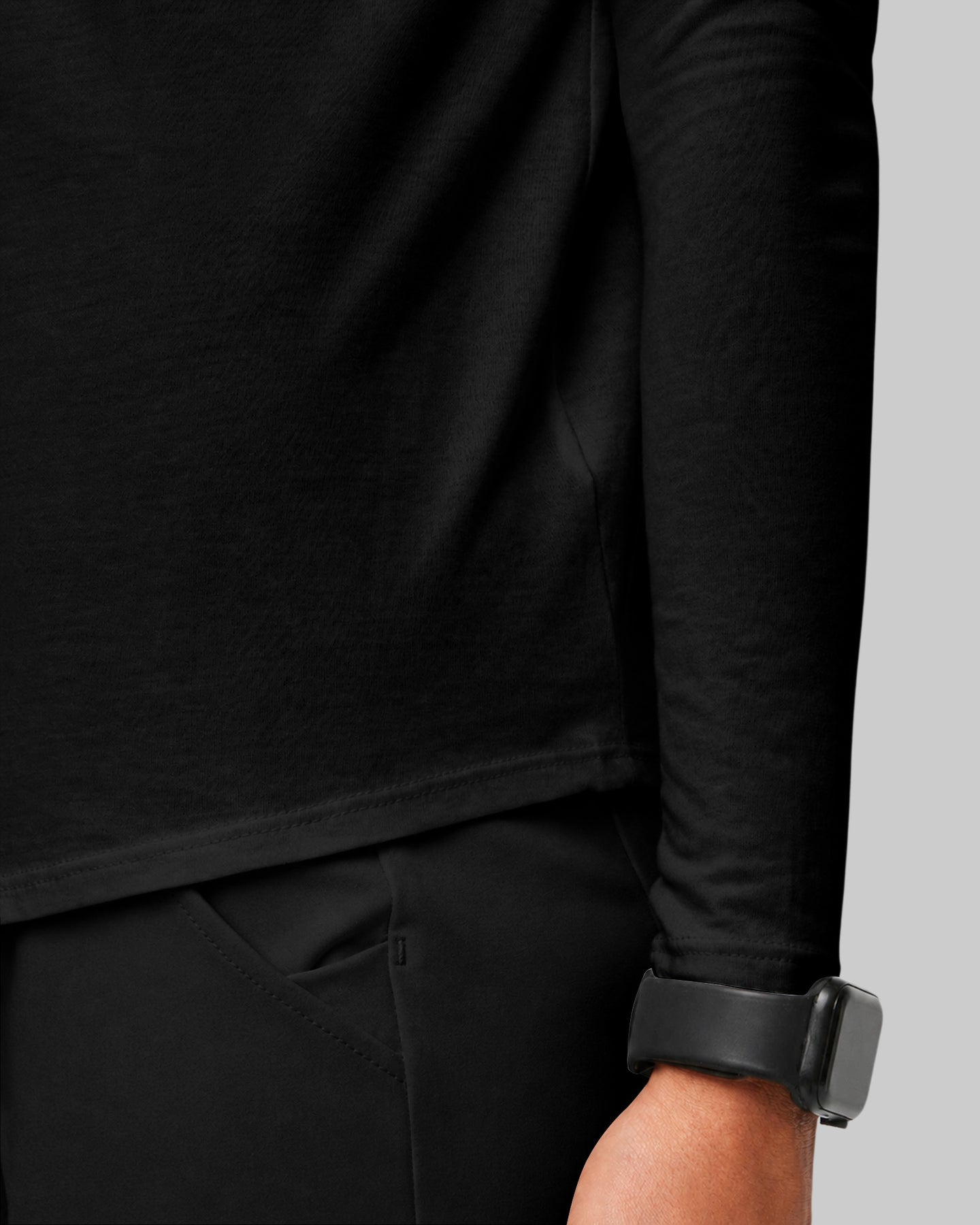 Women's Supersoft Long-Sleeve Underscrub Black