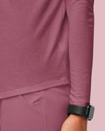 Women's Supersoft Long-Sleeve Underscrub Mauve