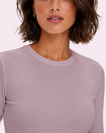 Women's Ribbed Long-Sleeve Underscrub Blossom