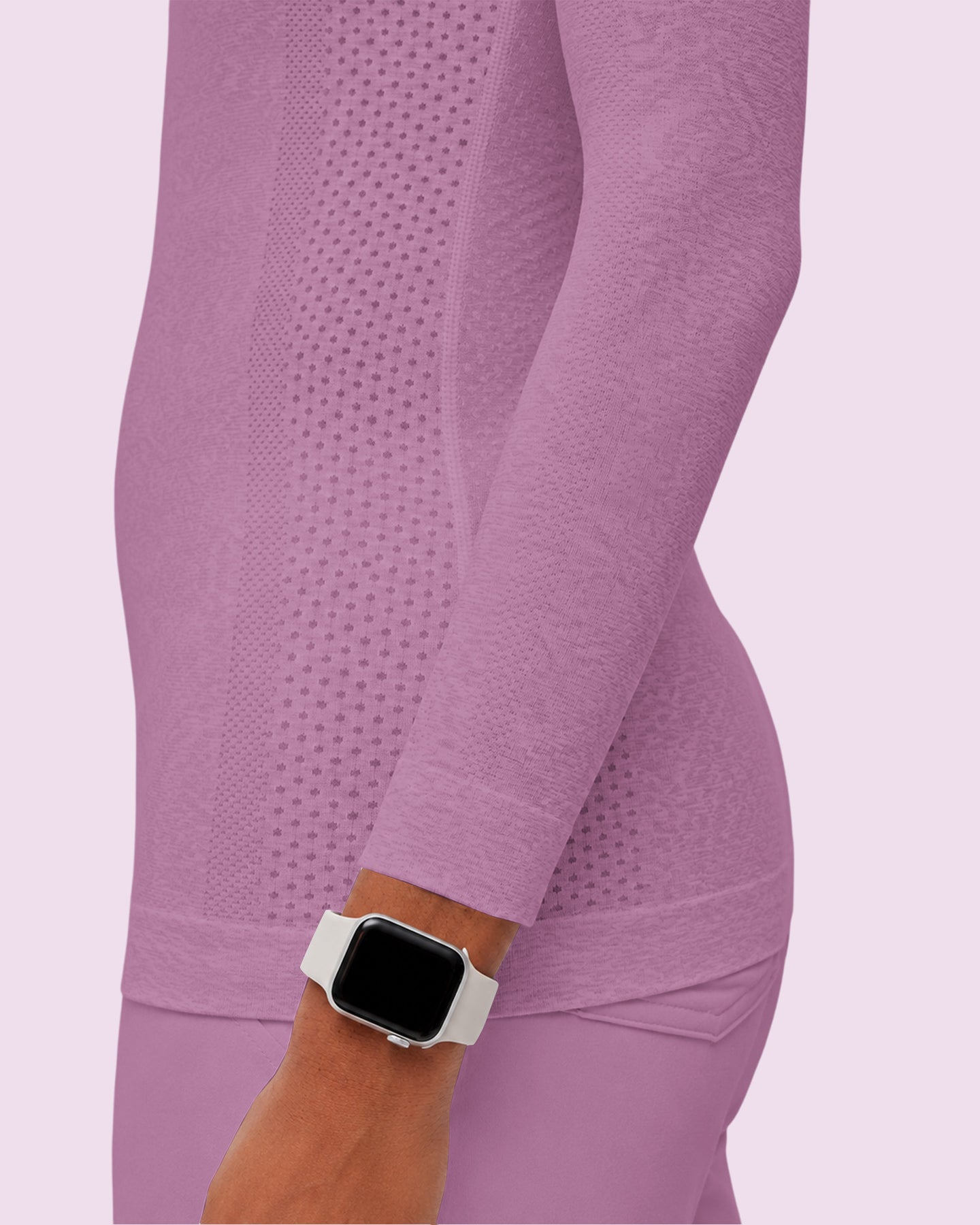 Women's Seamless Long-sleeve Underscrub Lilac