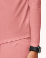 Supersoft Long-Sleeve Underscrub Candlelight Peach