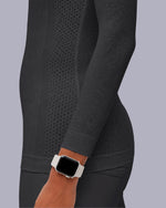 Women's Seamless Long-sleeve Underscrub Pewter