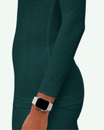 Women's Seamless Long-sleeve Underscrub Midnight Green