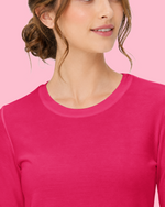 Women's Supersoft Long-Sleeve Underscrub Sangria