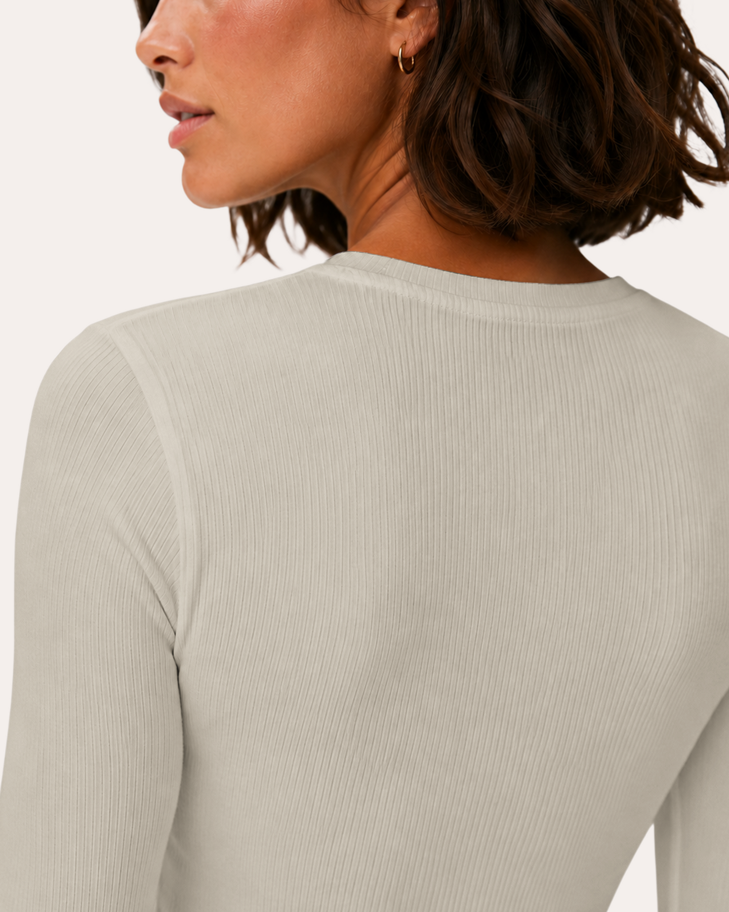 Women's Ribbed Long-Sleeve Underscrub Birch