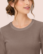 Women's Supersoft Long-Sleeve Underscrub Mocha