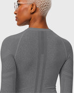 Women's Seamless Long-sleeve Underscrub Heather Gray