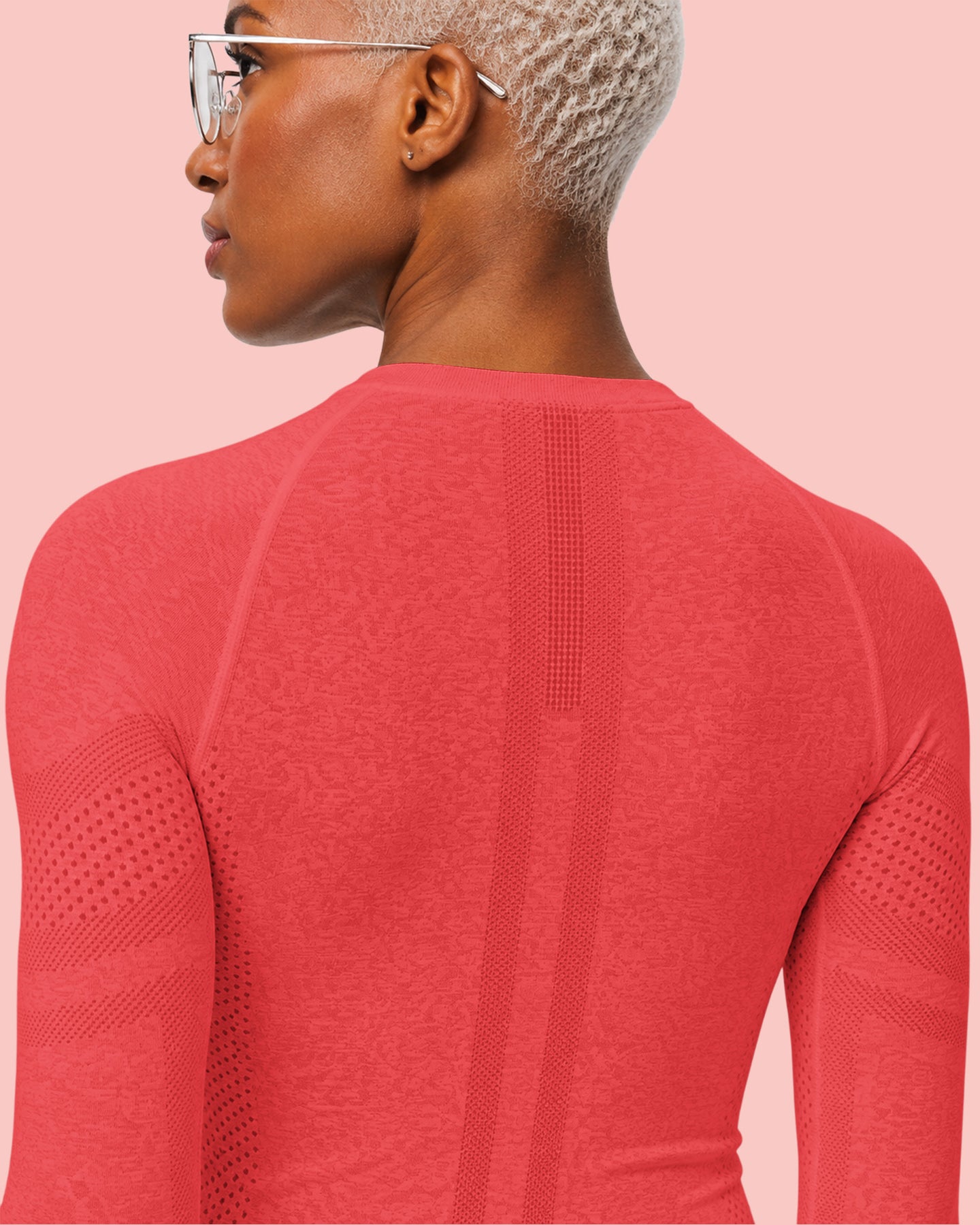 Women's Seamless Long-sleeve Underscrub Coral