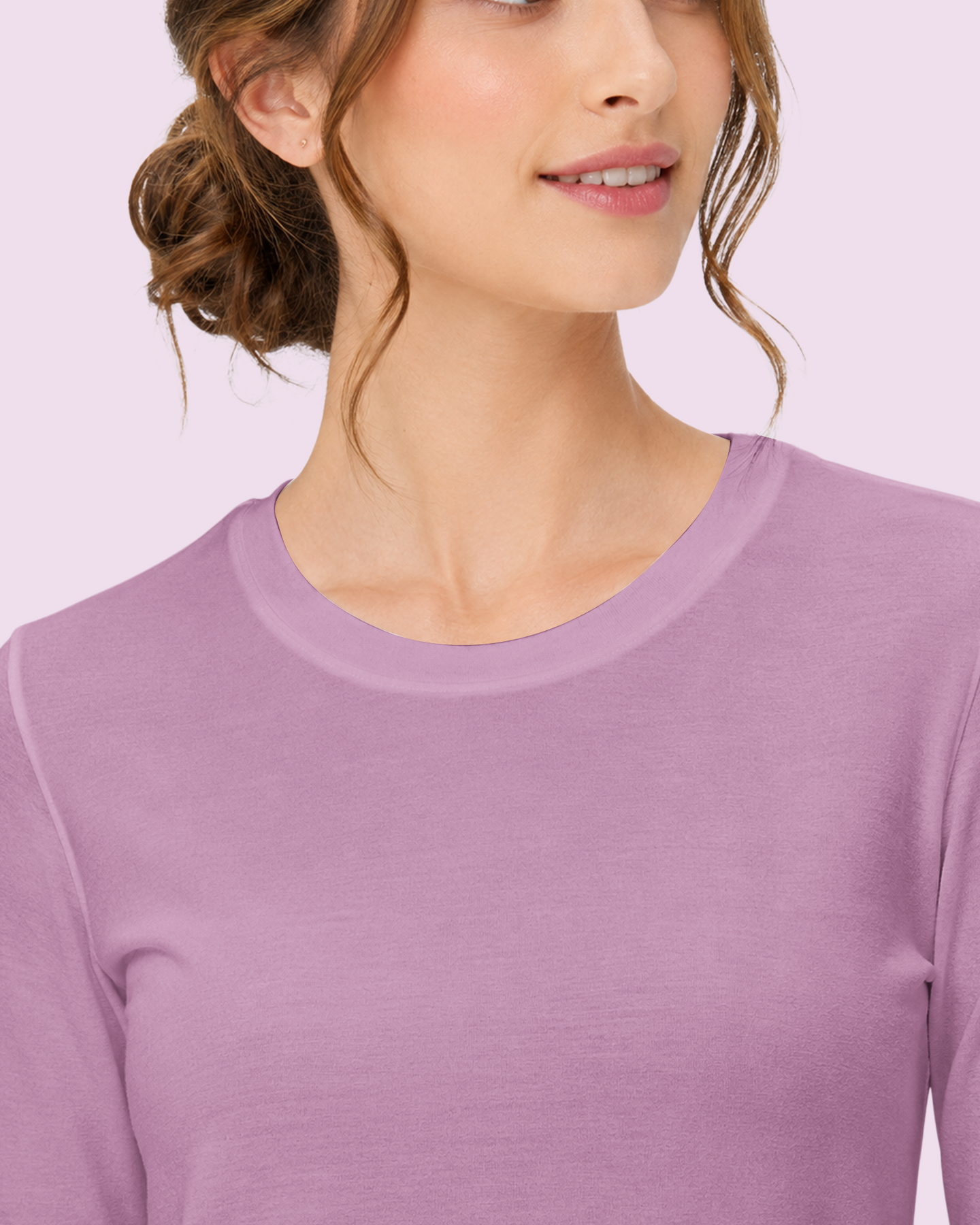 Women's Supersoft Long-Sleeve Underscrub Lilac