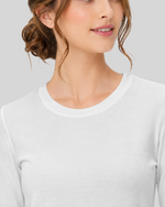Women's Supersoft Long-Sleeve Underscrub White