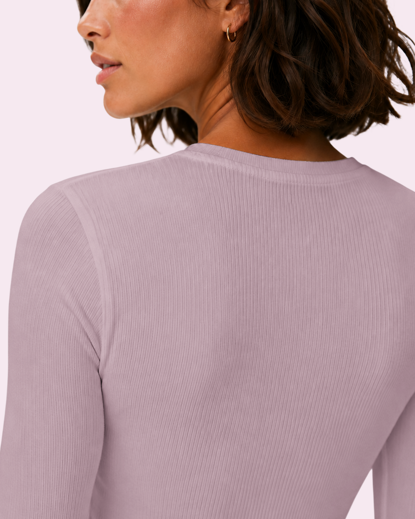 Women's Ribbed Long-Sleeve Underscrub Blossom