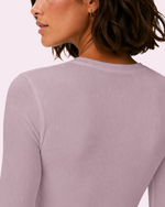 Women's Ribbed Long-Sleeve Underscrub Blossom