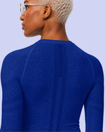 Women's Seamless Long-sleeve Underscrub Galaxy Blue