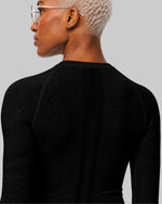 Women's Seamless Long-sleeve Underscrub Black