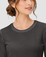 Women's Supersoft Long-Sleeve Underscrub Charcoal