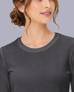 Women's Supersoft Long-Sleeve Underscrub Pewter