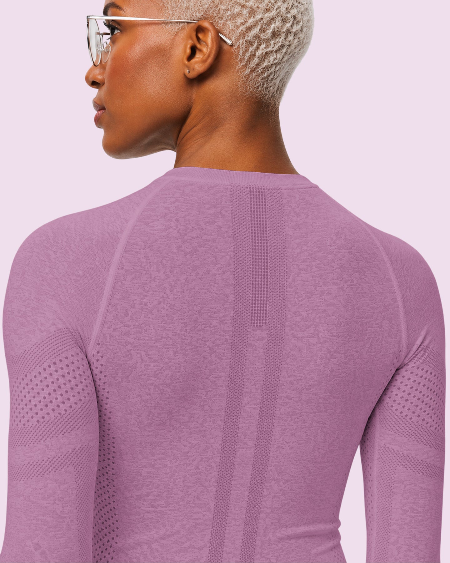 Women's Seamless Long-sleeve Underscrub Lilac