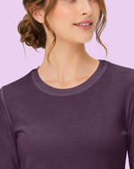 Women's Supersoft Long-Sleeve Underscrub Deep Eggplant