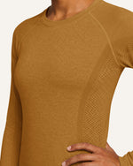 Women's Seamless Long-sleeve Underscrub Cider