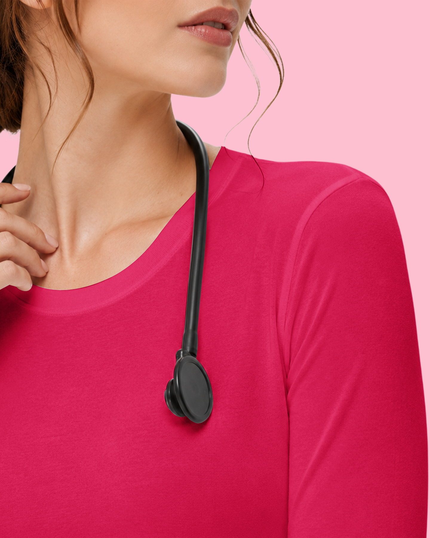Women's Supersoft Long-Sleeve Underscrub Sangria