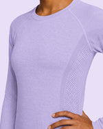 Women's Seamless Long-sleeve Underscrub Lavender