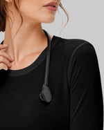 Women's Supersoft Long-Sleeve Underscrub Black