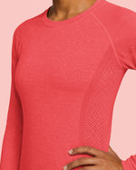 Women's Seamless Long-sleeve Underscrub Coral