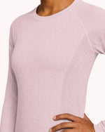 Women's Seamless Long-sleeve Underscrub Rose Quartz