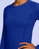 Women's Seamless Long-sleeve Underscrub Galaxy Blue