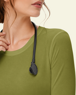Women's Supersoft Long-Sleeve Underscrub Avocado
